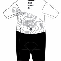 2025 The Daily Tri Women's Edge Tri Suit White
