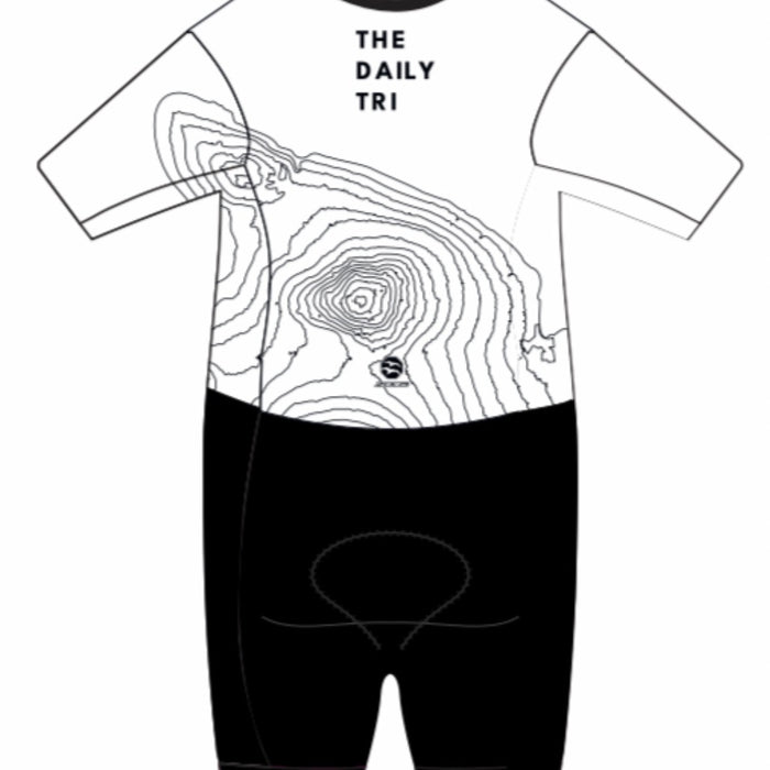 2025 The Daily Tri Women's Edge Tri Suit White