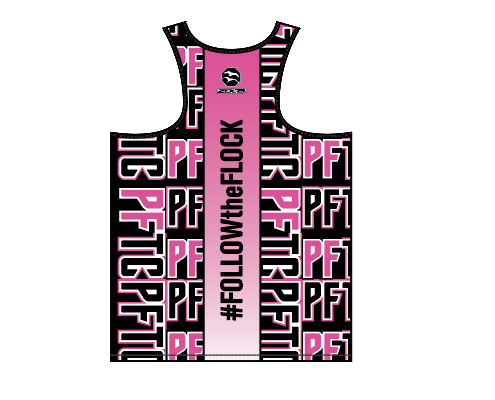 Pink Flamingo Women's Running Tank Top - Razor back