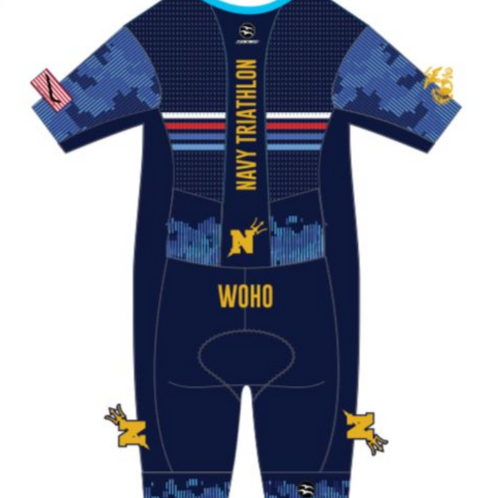 USNA Women's AquaSpeed Short Sleeve Tri Suit