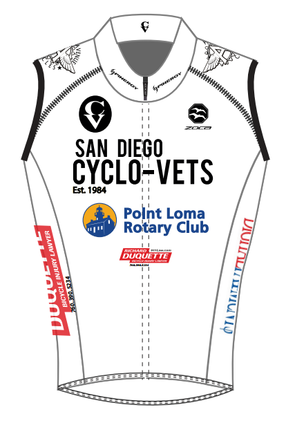 2025 CycloVets Women's Vest (w/pockets!) (White)
