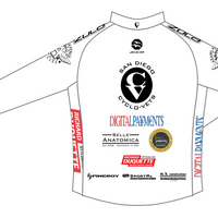 2025 CycloVets Men's Tour Windbreaker (White)
