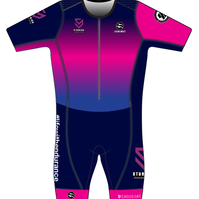 2025 Stunning Women's AquaSpeed Short Sleeve Tri Suit