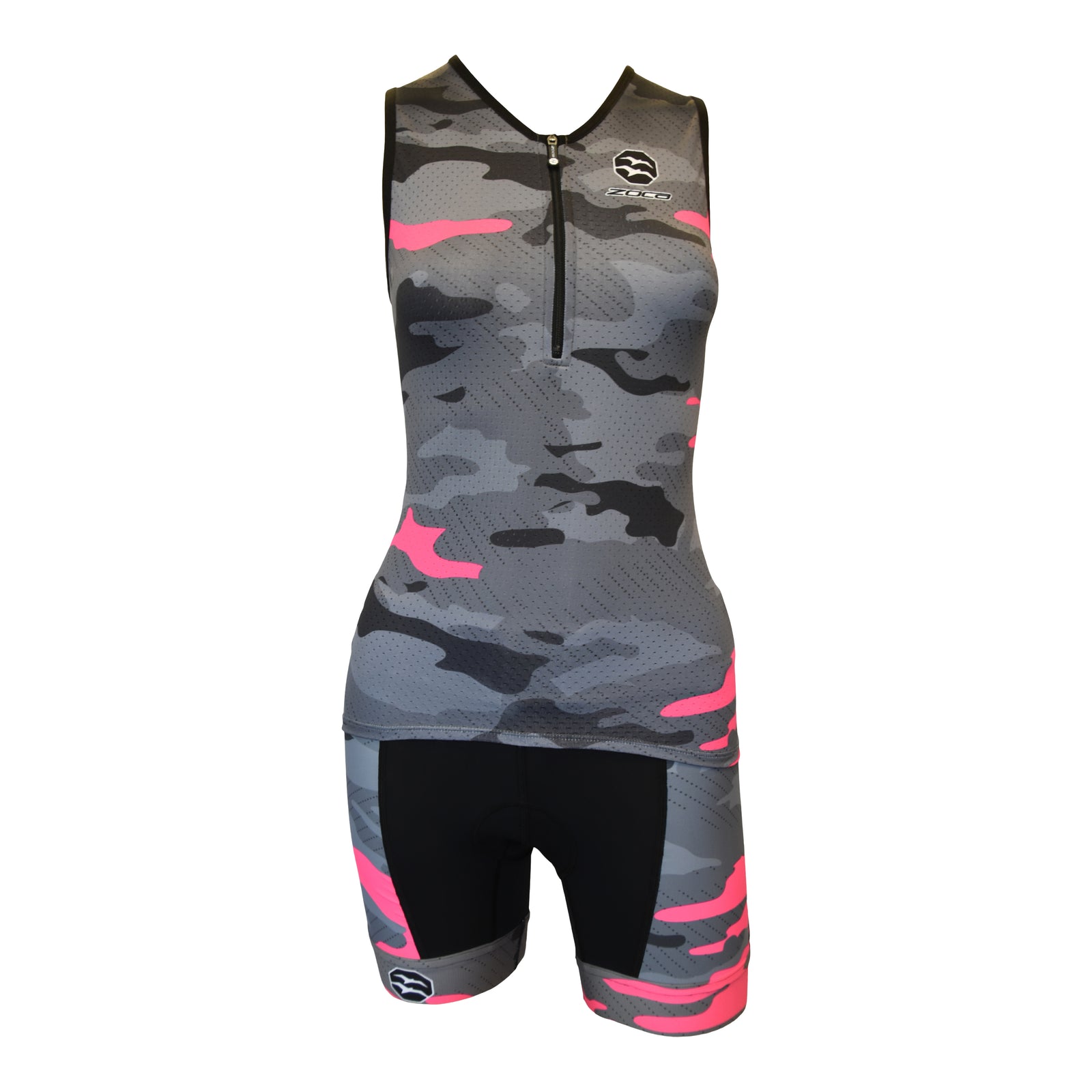 CAMO PINK WOMEN TRI TOP