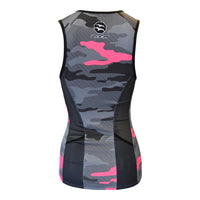 CAMO PINK WOMEN TRI TOP

