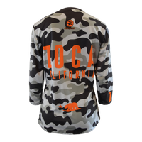 ORANGE CAMO Men's MTB Jersey 3/4 sleeve
