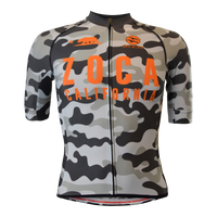 ORANGE CAMO Men's Cycling Jersey
