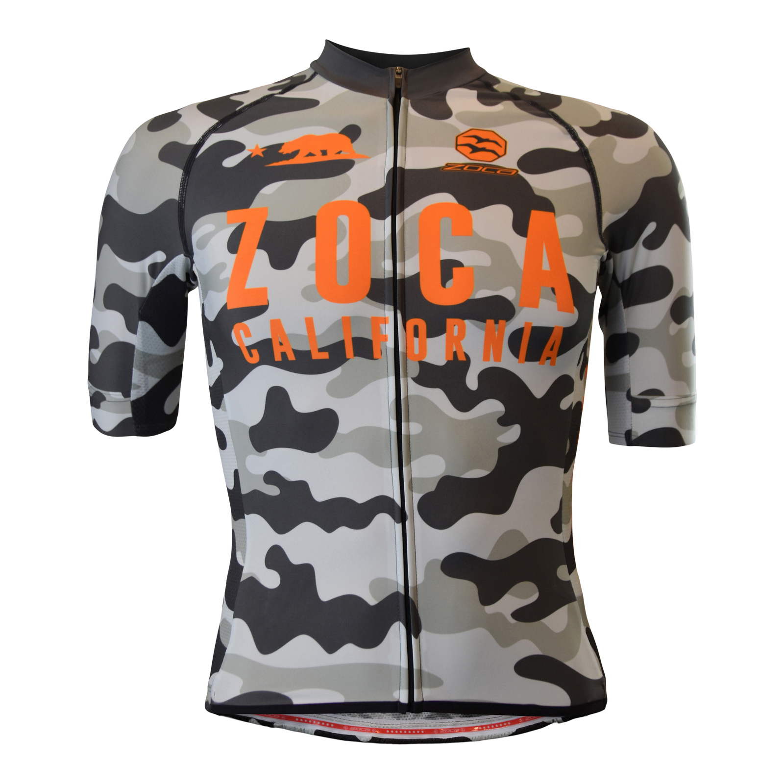 ORANGE CAMO Men's Cycling Jersey