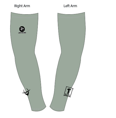 IC100 Green Unisex Arm Warmers