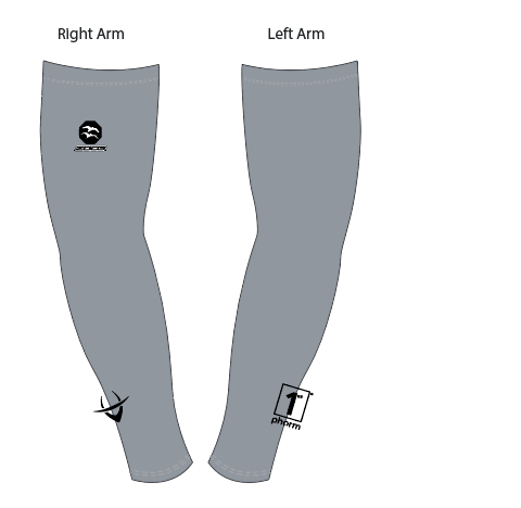IC100 Gray Unisex Arm Coolers