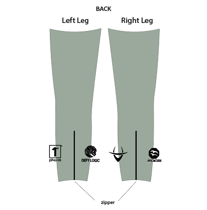 IC100 Green Unisex Leg Warmers