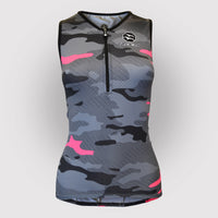CAMO PINK WOMEN TRI TOP
