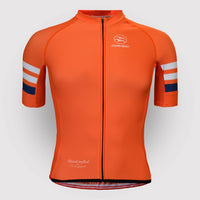 Men's Veta Albatross Orange Stripes Jersey
