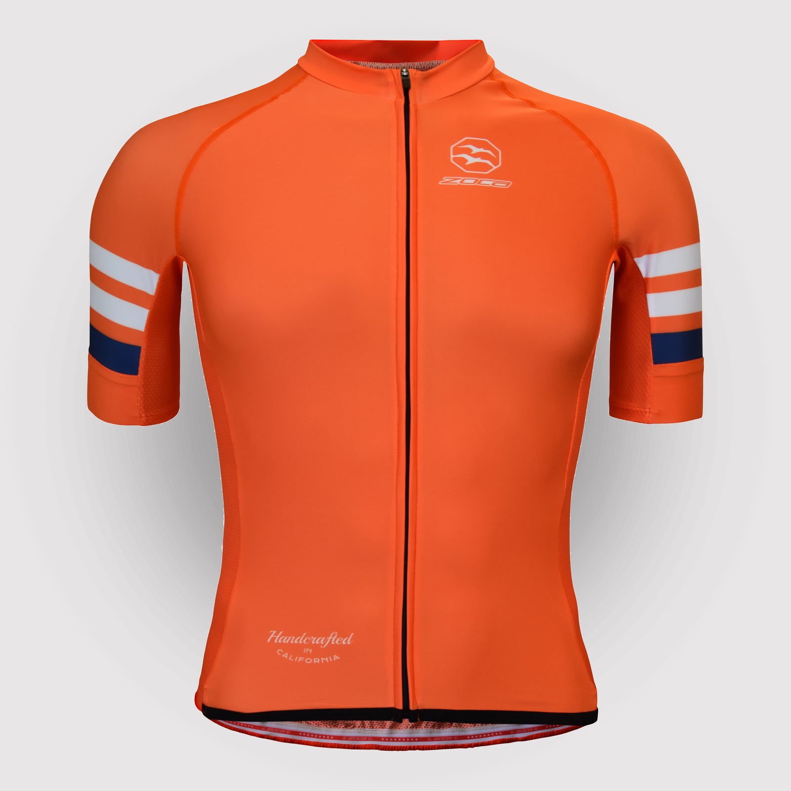 Men's Veta Albatross Orange Stripes Jersey
